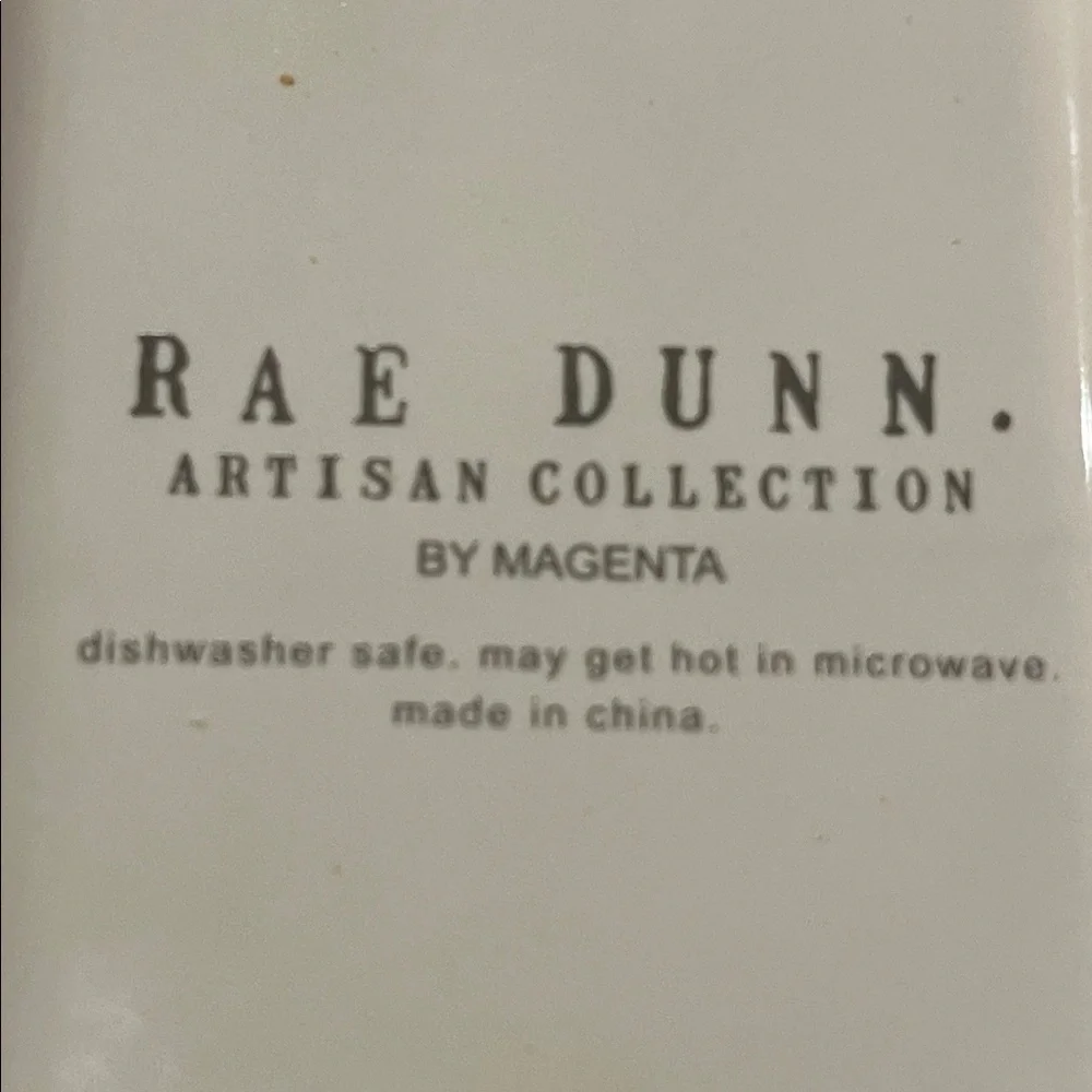 Rae Dunn Divided Dip Dish 
